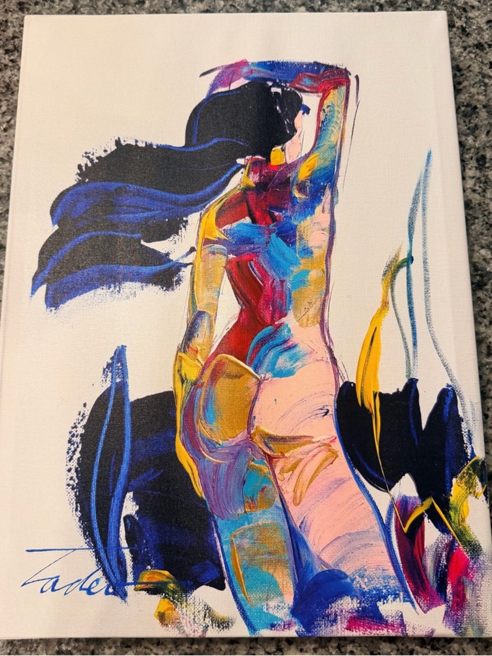 Tadeo Zavaleta "Viento" Giclee on Canvas Signed Limited Edition Fine Art Peru